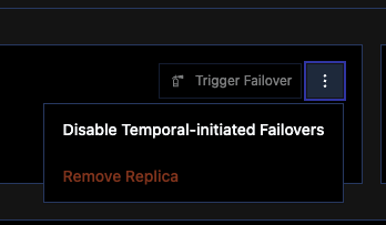 Remove the replica for the original region